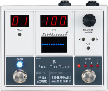 PA-1QA PROGRAMMABLE ANALOG 10 BAND EQ