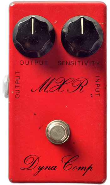 MXR M102 Dyna Comp Script Logo